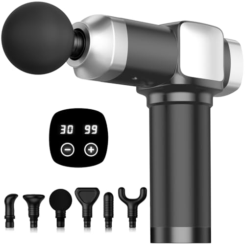CAMEFER Massage Gun Deep Tissue, Handheld Percussion Muscle Massager f — Build quality and design details up close