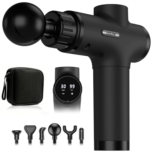 Youdgee Massage Gun, Deep Tissue Percussion Massager 30 Speeds for Pai — Our recommended pick for most buyers