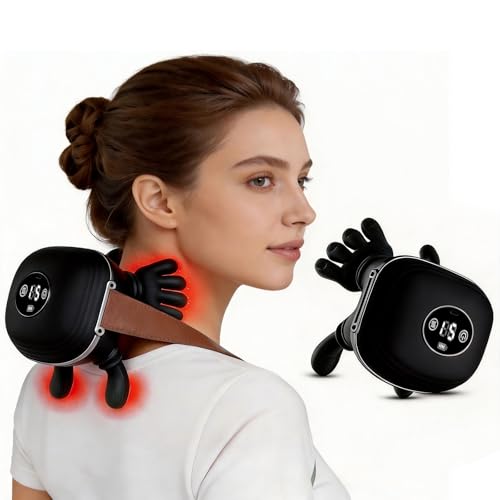 Sriolr Sriolr Neck Massager with Heat, Cordless 4D Kneading Neck Shoul — Design and materials in detail