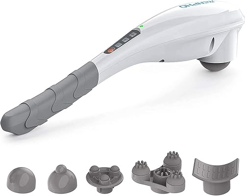 RENPHO Rechargeable Handheld Back Massager with 5 Adjustable Speeds & — Build quality and design details up close