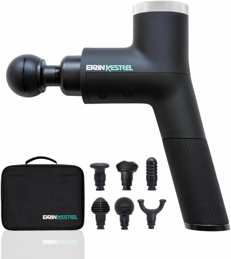 Ekrin Athletics Kestrel Massage Gun: Enhanced Precision & Comfort for Superior Muscle Recovery & Wellness | Relieve Sore M...