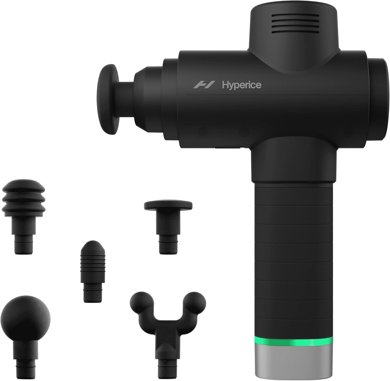 Hyperice Hypervolt 2 Pro - Featuring Quiet Glide Technology - Handheld Percussion Massage Gun - 5 Speeds, 5 Interchangeabl...