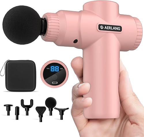 AERLANG Mini Massage Gun-Pink，Muscle Deep Tissue Massager Gun, Handhel — Real-world performance testing in action