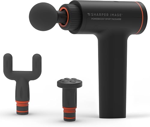 Sharper Image Powerboost Sport Percussion Massager, Lightweight Port — Our hands-on testing setup for renpho r3 mini for college