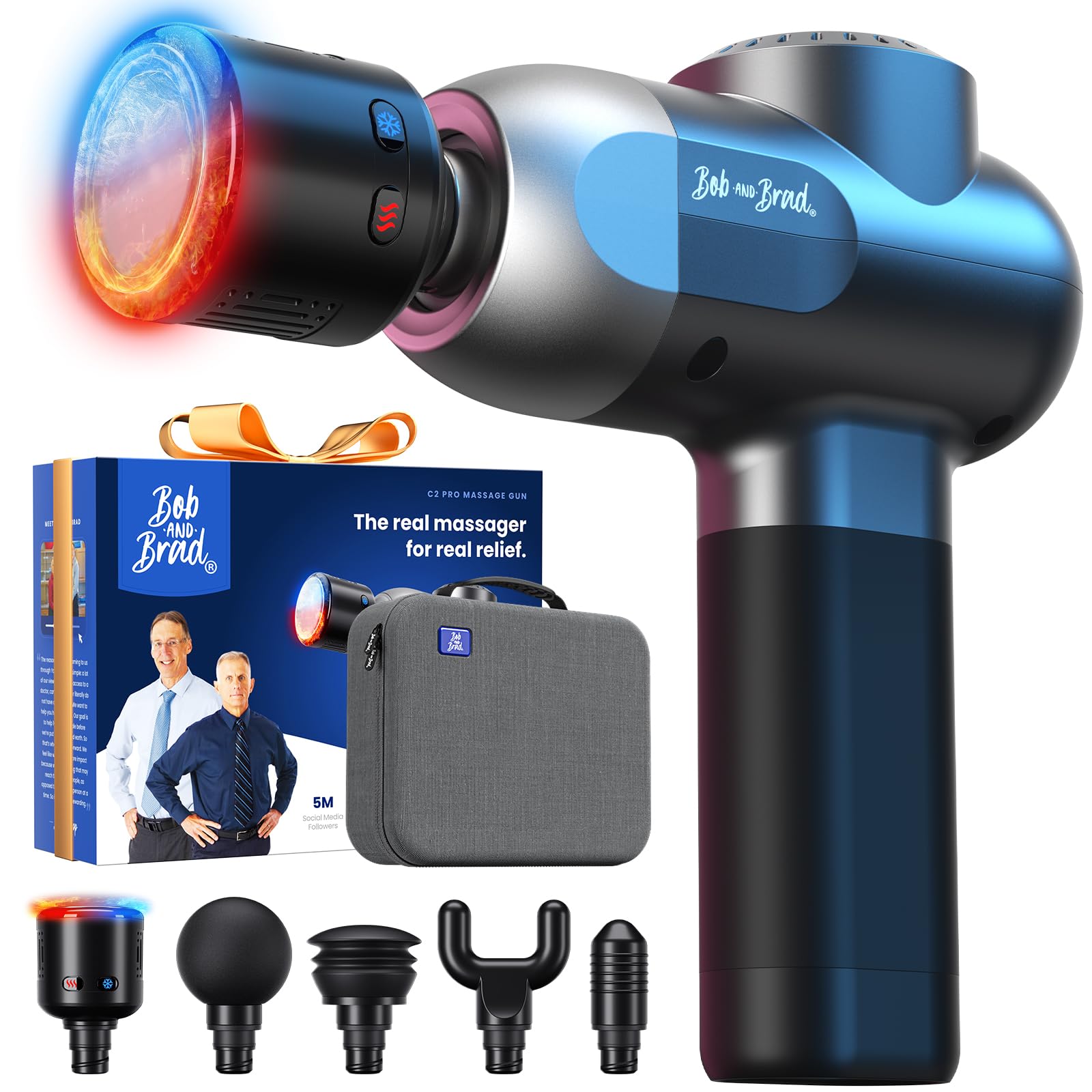 BOB AND BRAD C2 Pro Massage Gun with Heat and Cold Therapy, FSA Eligib — Durability testing under extreme conditions
