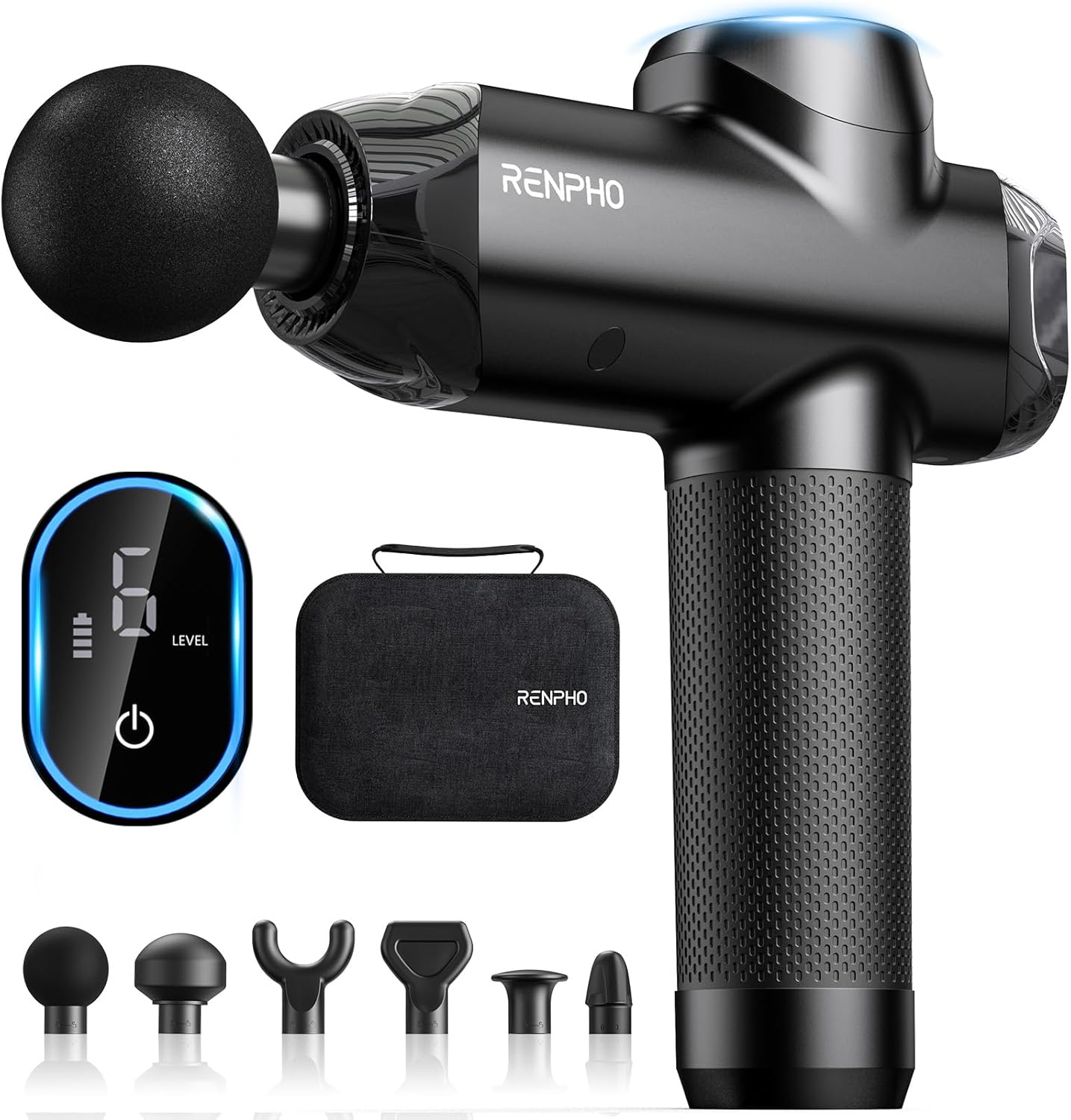 RENPHO Active Power Massage Gun Deep Tissue with 12mm Amplitude, Fathers Day Dad Gifts FSA Eligible Percussion Muscle Mass...