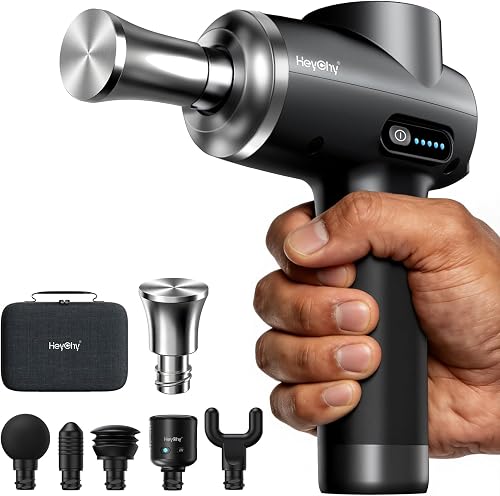 Percussion Massage Gun Deep Tissue with Titanium Alloy Head, FSA Eligi — Build quality and design details up close