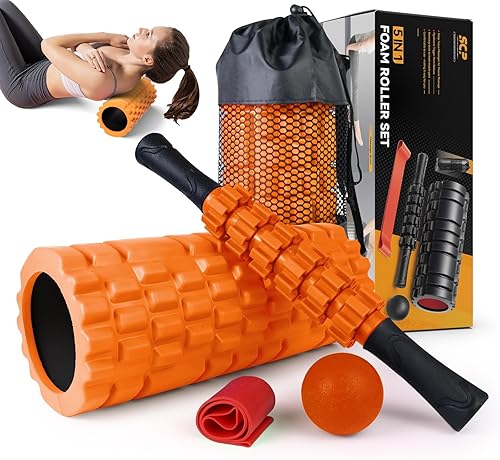 SUBCULTUREPICK 5-in-1 Foam Roller Set for Deep Tissue Muscle Massage, — Our hands-on testing setup for ekrin b37 for welders helm