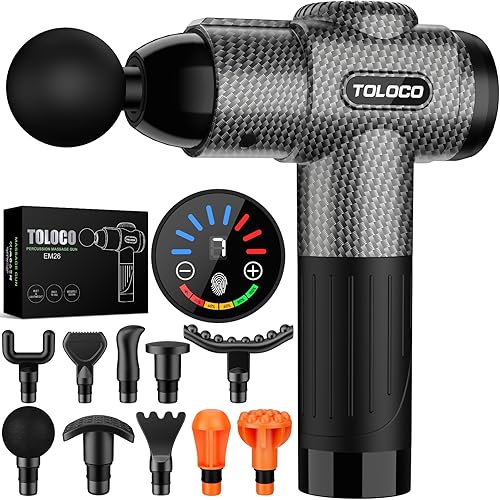 TOLOCO Massage Gun, Deep Tissue Back Massage for Athletes for Pain Rel — Real-world performance testing in action
