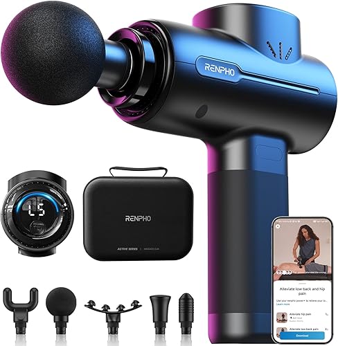 RENPHO Active+ Percussion Massage Gun, Fathers Day Dad Gifts, 5 Adjust — Durability testing under extreme conditions