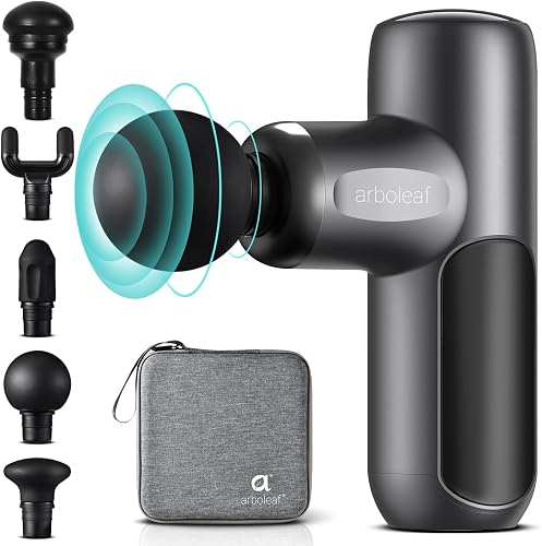 arboleaf Mini Massage Gun Deep Tissue, Percussion Muscle Massager for — Our hands-on testing setup for ekrin b37 for dental hygie