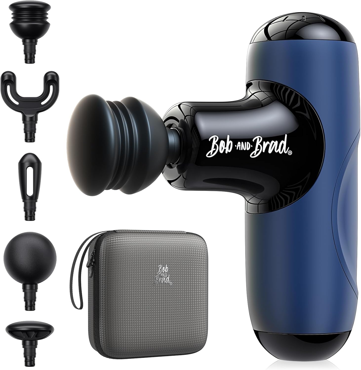 BOB AND BRAD Q2 Mini Massage Gun, Pocket-Sized Deep Tissue Massager, FSA Portable Percussion Muscle Massager Gun, Ultra Sm...