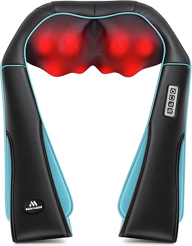 MagicMakers Fathers Day Dad Gifts, Shiatsu Neck Massager with Heat for — Build quality and design details up close