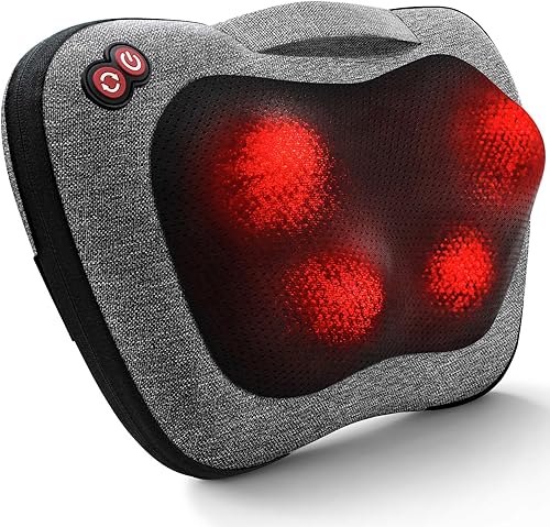 VIKTOR JURGEN Fathers Day Dad Gifts, Shiatsu Back Massager with Heat – — Build quality and design details up close