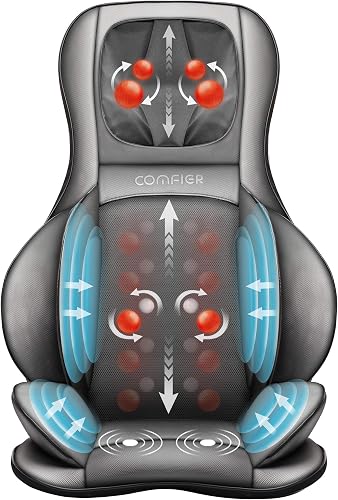 COMFIER Shiatsu Neck and Back Massager with Heat,Back Massager for Pai — Real-world performance testing in action